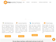 Tablet Screenshot of fsginspections.com